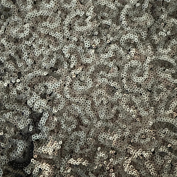 Chico’s Shimmer Glimmer Tank Taupe round neck size 3 - Picture 5 of 8